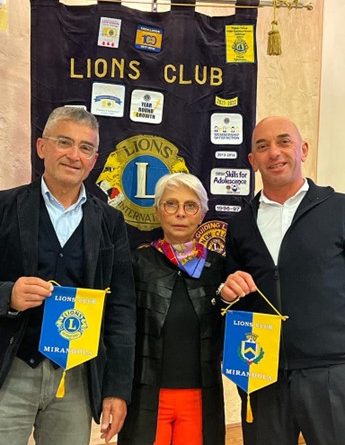 Il Lions Club Mirandola incontra eccellenti sportivi della pallavolo e del calcio
