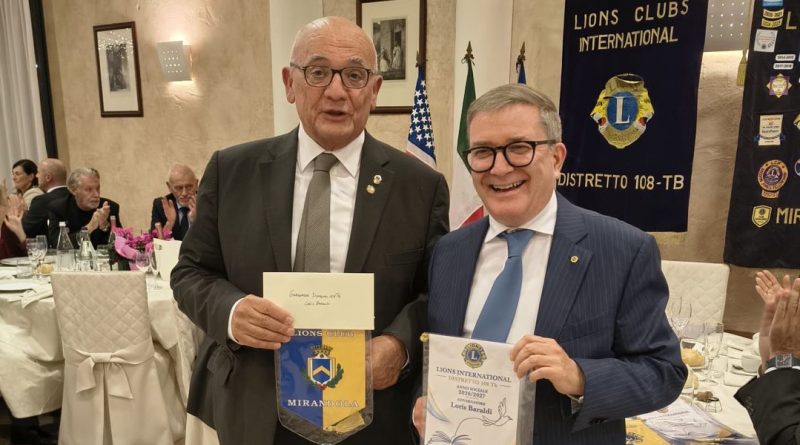 Grande partecipazione alla serata conviviale inaugurale del Lions Club Mirandola per l’Annata 2026-2027